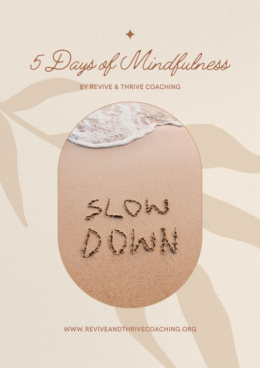 5 Days of Mindfulness Journal - FREE Digital Download